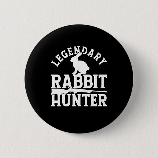 Kaninchenjäger Button (Vorderseite)