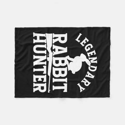 Kaninchenjäger Fleecedecke (Vorderseite (Horizontal))