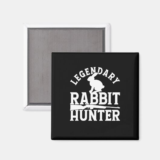 Kaninchenjäger Magnet (Vorderseite/Rückseite)