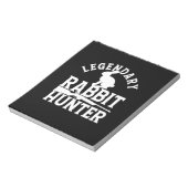 Kaninchenjäger Notizblock (Rotiert)