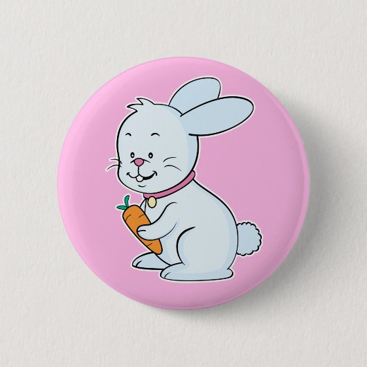 Kaninchenknopf Button (Vorderseite)