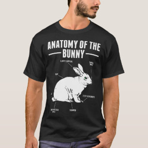 Kaninchenliebhaber-Shirts Lustige Anatomie des Has T-Shirt
