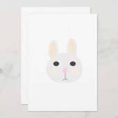 Kaninchenmalerei Einladung (Vorne/Hinten)