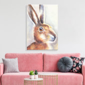 Kaninchenmalerei Leinwanddruck (Insitu (Wohnzimmer))