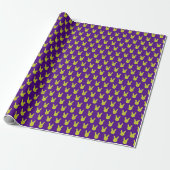 Kaninchenminimalmuster Geschenkpapier (Ungerollt)