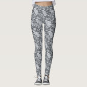 Kaninchenmuster Lässig Leggings (Vorderseite)