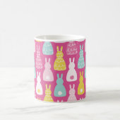 Kaninchenmuster Ostern Kaffeetasse (Mittel)
