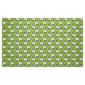 Kaninchenmuster - Schwarz und Weiß mit Mars Grn Stoff (Fat Quarter (45,7 x 55,9 cm))