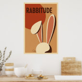 Kaninchenplakat Poster (Küche)