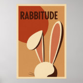 Kaninchenplakat Poster (Vorne)