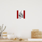 Kaninchenplakat Poster (Küche)