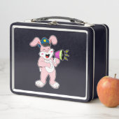 Kaninchenpolizei Mikrofon Metall Brotdose (Beispiel)