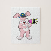 Kaninchenpolizei Mikrofon Puzzle (Vertikal)