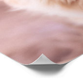 Kaninchenportrait 091 poster (Ecke)