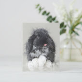 Kaninchenpostkarte Nr. 32 Postkarte (Stehend Vorderseite)