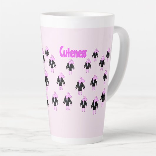 Kaninchenrosa Milchtasse (Rechte Ecke)