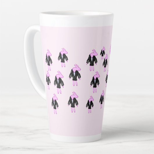 Kaninchenrosa Milchtasse (Linke Ecke)