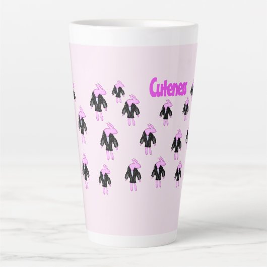 Kaninchenrosa Milchtasse (Vorderseite)