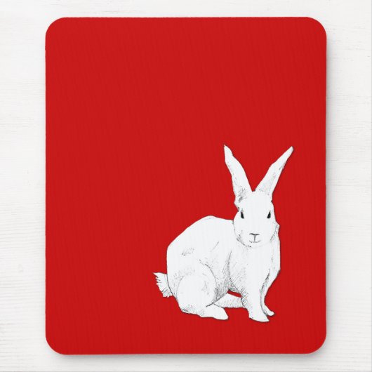 Kaninchenroter Mousepad (Vorne)