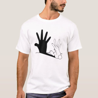 Kaninchenschattenhand T-Shirt
