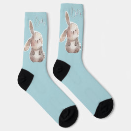Kaninchenschenkel 2, personalisiert socken