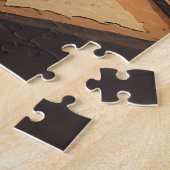 Kaninchenschrift am Schreibtisch - Puzzle (Seite)