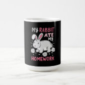 Kaninchenschüler zurück zur Schule Kaffeetasse (Mittel)