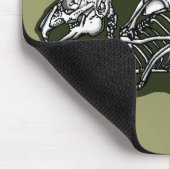 Kaninchenskelett Mousepad (Ecke)