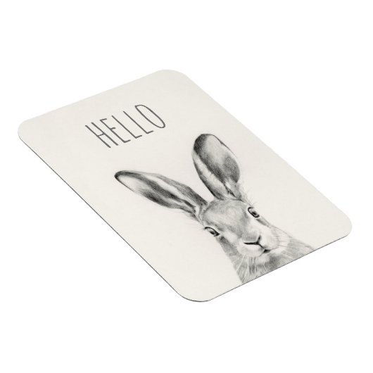 Kaninchenstift Zeichnend Magnet (Rechte Seite)