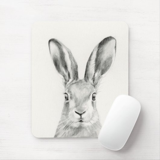 Kaninchenstift Zeichnend Mousepad (Mit Mouse)