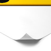 Kaninchenüberquerung Poster (Ecke)