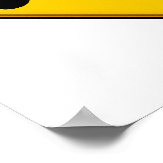 Kaninchenüberquerung Poster (Ecke)