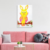 Kaninchenvogel Leinwanddruck (Insitu (Wohnzimmer))