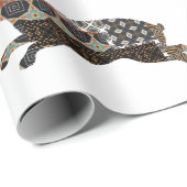 Kaninchenwackelpapier Geschenkpapier (Rolleneckpunkt)