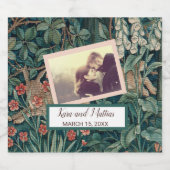 Kaninchenwaldhochzeit Bierflaschenetikett (Einzelnes Label)