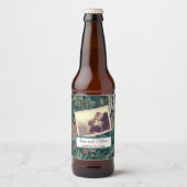 Kaninchenwaldhochzeit Bierflaschenetikett (Vorderseite)