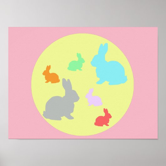 Kaninchenwelt A3 Poster (Vorne)