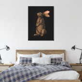 Kaninchenwerbung Leinwanddruck (Insitu (Schlafzimmer))