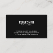 Kanine | Dog Training (Elite) Visitenkarte (Rückseite)