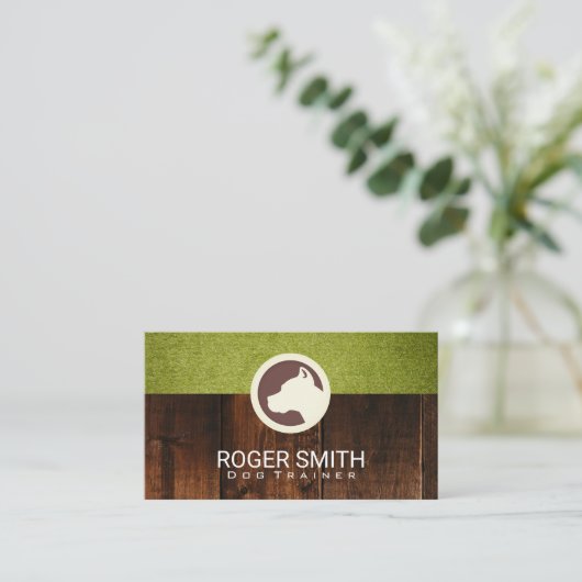 Kanine | Hundeschulung | Tierdienste Visitenkarte (Stehend Vorderseite)