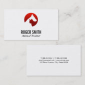 Kanine und Cat Trainer Visitenkarte (Vorne/Hinten)