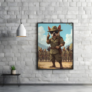 Kaninenkommando: Barkharte, Beutel später Poster