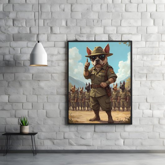 Kaninenkommando: Barkharte, Beutel später Poster