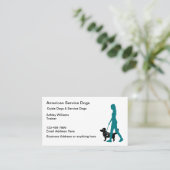 Kaninenservice und Führerhandthema Visitenkarte (Stehend Vorderseite)