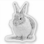 Kaninentag Aufkleber (Vorderseite)