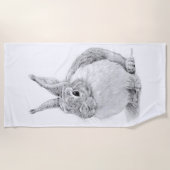 Kaninentag Strandtuch (Vorderseite)