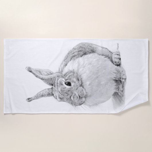 Kaninentag Strandtuch (Vorderseite)