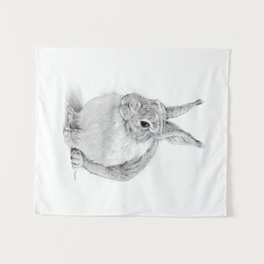 Kaninentag Wandteppich (Vorderseite (Horizontal))