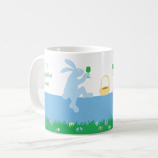 Kaninentoast Kaffeetasse (Vorderseite Links)