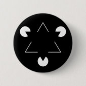 Kanizsa-Dreieck Button (Vorderseite)
